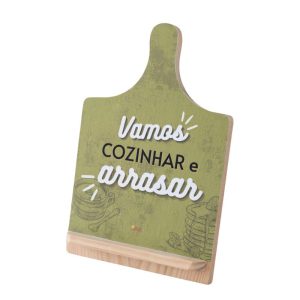 Suporte de livros "Vamos cozinhas e arrasar"